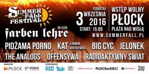 Letni sezon imprezowy w Płocku zamyka Summer Fall Festival!