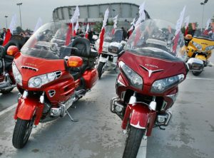 Około 2500 motocyklistów zjechało do Płocka. Działo się, oj działo! [FOTO]