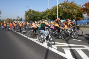 Jesienna aura sprzyjała płockim rowerzystom [FOTO]