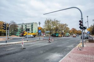 Skrzyżowanie ulic: Tysiąclecia – Łukasiewicza – Miodowa jest przejezdne