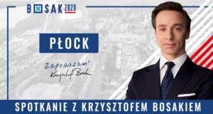 Wybory 2020. Krzysztof Bosak zaprasza na spotkanie, które odbędzie się w Płocku