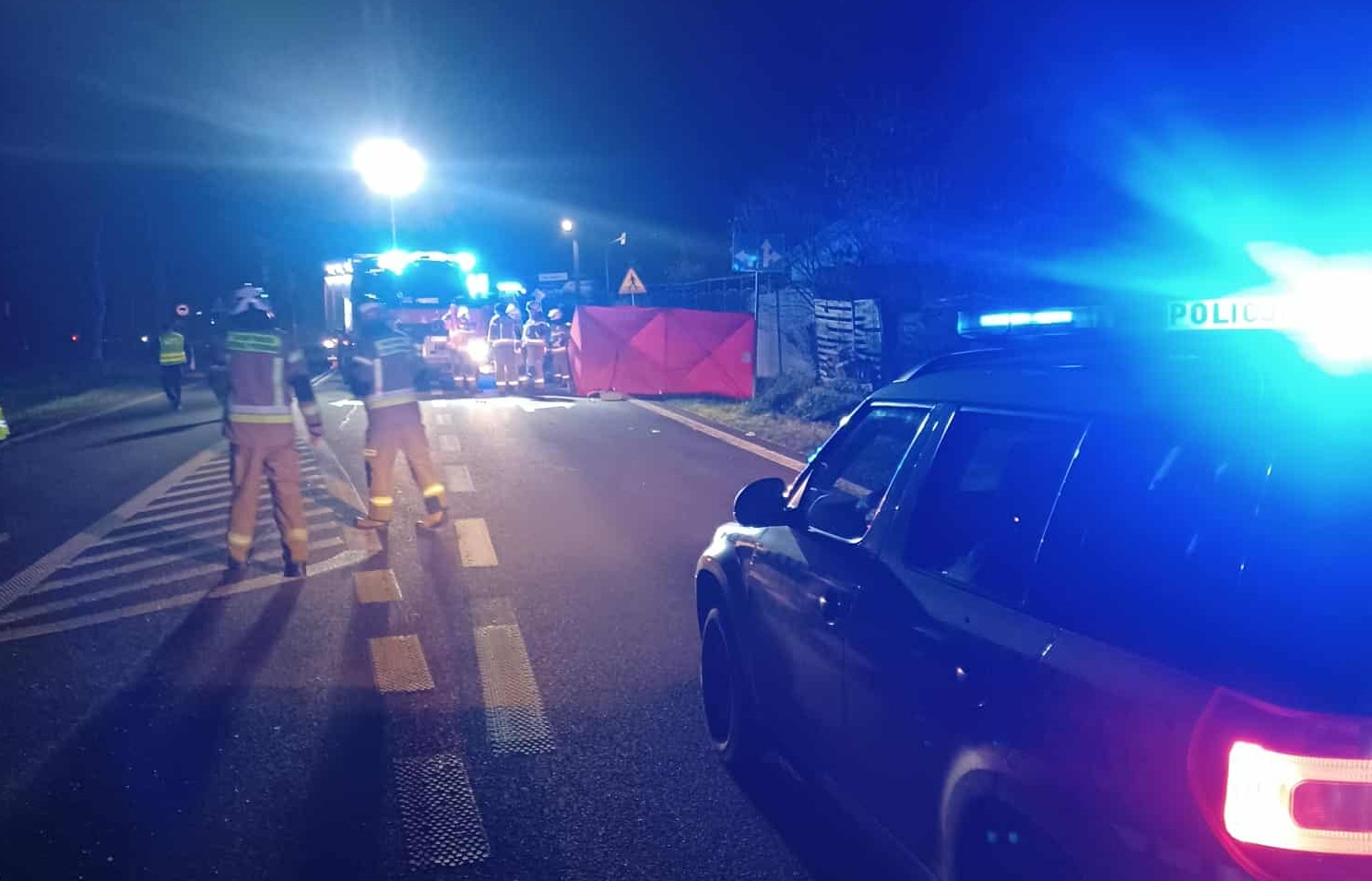 Tragiczny wypadek w Drobinie w powiecie płockim. Nie żyje 46-letnia kobieta