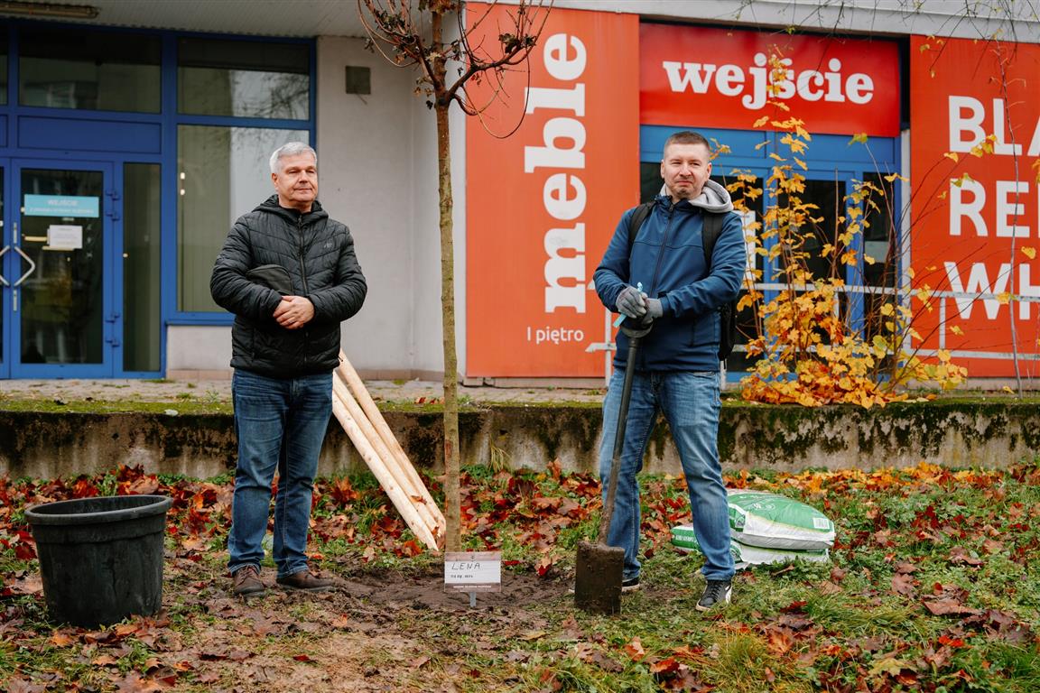 Chwycili za szpadle, posadzili drzewa i postawili tabliczki. To pamiątka dla dzieci od rodziców. Już po raz 9. przybyło „Drzew Młodych Płocczan” [FOTO]