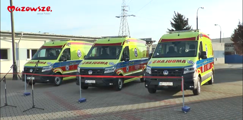 Informacje z Mazowsza. Coraz więcej karetek w powiecie płockim, innowacje w nauczaniu i miliony z Unii Europejskiej [FILM]
