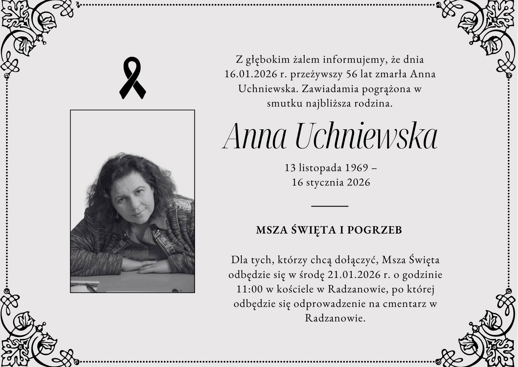 Anna Uchniewska przegrała walkę z nowotworem. Śmierć znanej stomatolog poruszyła setki osób. „Pani Aniu do zobaczenia”…