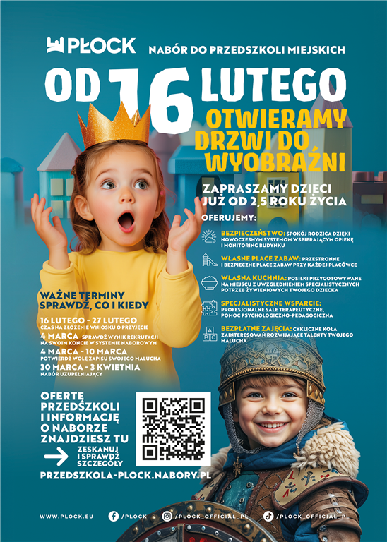 Uwaga, uwaga rodzice płockich maluchów. niedługo nabór do przedszkoli. Jak zapisać dziecko?