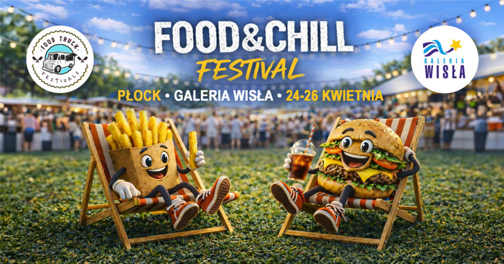 Smakowity festiwal szykuje się w Płocku. Przy Galerii Wisła staną food trucki wypełnione jedzeniem. Ale to nie wszystko…