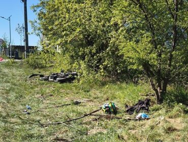 Groźny wypadek w gminie Bielsk. Motocyklista w stanie zagrażającym życiu