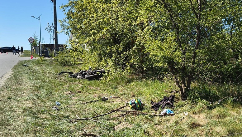 Groźny wypadek w gminie Bielsk. Motocyklista w stanie zagrażającym życiu