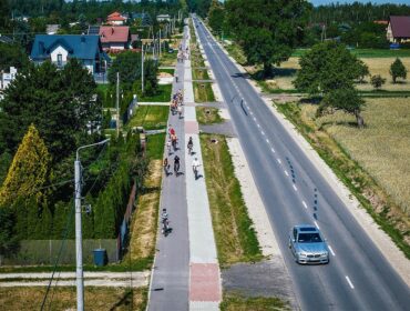 Tym razem to aż 5 kilometrów! Ścieżka rowerowa połączyła Radzanowo z Rogozinem w powiecie płockim