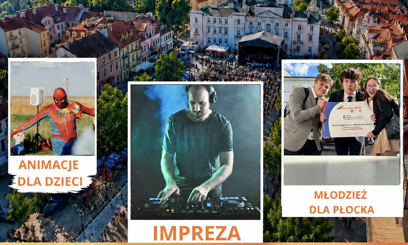 Takiej imprezy jeszcze w naszym mieście nie było! Młodzież zaprasza na „Letni Start w Płocku. Razem przez pokolenia”