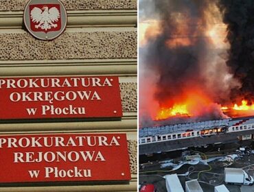 Nieumyślne zaprószenie ognia przyczyną ogromnego pożaru w Płocku. Zarzuty dla 66-latka