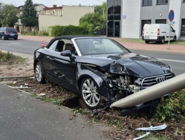 Mężczyznę reanimowano. Wypadek na ul. Chopina w Płocku. Utrudnienia w ruchu!