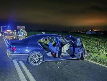 Groźny wypadek w Nowym Boryszewie (pow. płocki). Sześć osób w szpitalu, w tym czworo nastolatków [FOTO]