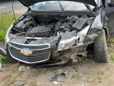 Wypadek w Woli Brwileńskiej w gm. Nowy Duninów. 21-letnia kobieta trafiła do szpitala [FOTO]