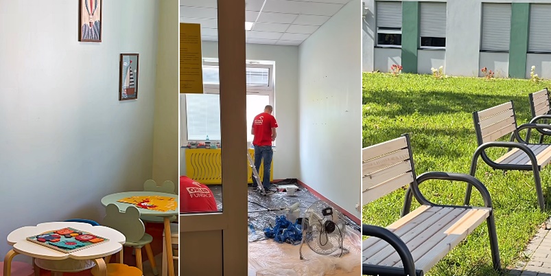 A wszystko to działo się w Wojewódzkim Szpitalu Zespolonym w Płocku. Placówka zamieściła wpis i filmik… [FOTO]