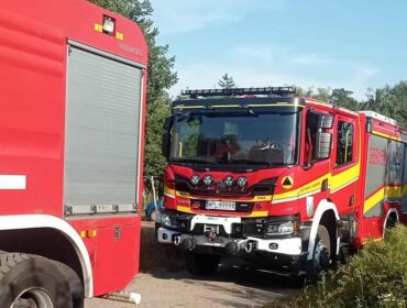 Pożar domu w gminie Nowy Duninów (pow. płocki). Zdecydowana reakcja mężczyzny, który zauważył ogień