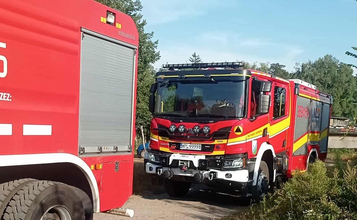 Pożar domu w gminie Nowy Duninów (pow. płocki). Zdecydowana reakcja mężczyzny, który zauważył ogień